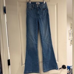 PAIGE Women's Flare Blue Jeans